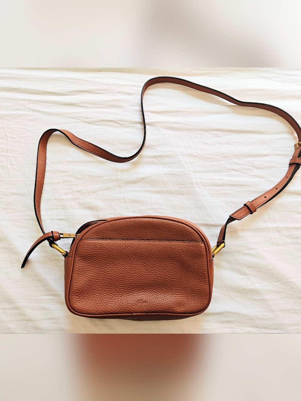J.Crew Brown Leather Crossbody Bag